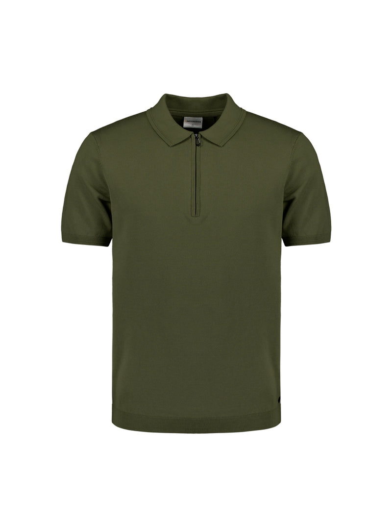 Short sleeve polo | Dark Moss