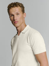 Short sleeve polo | Offwhite