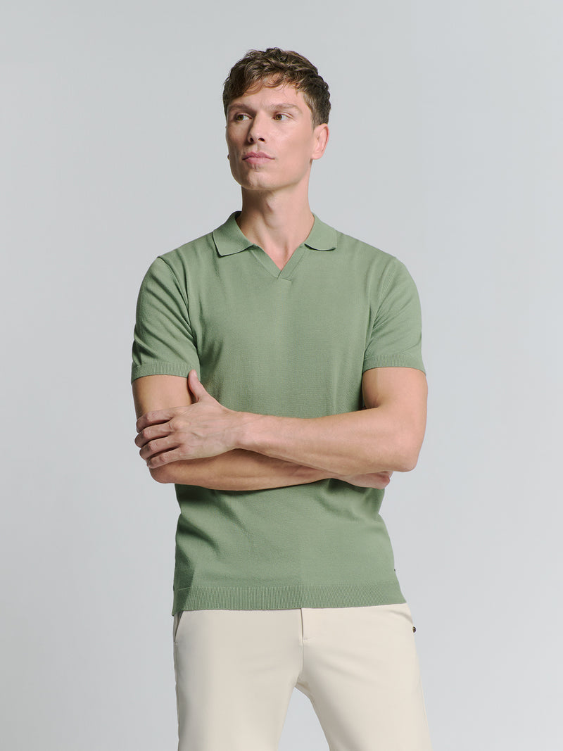 Short sleeve polo | Green