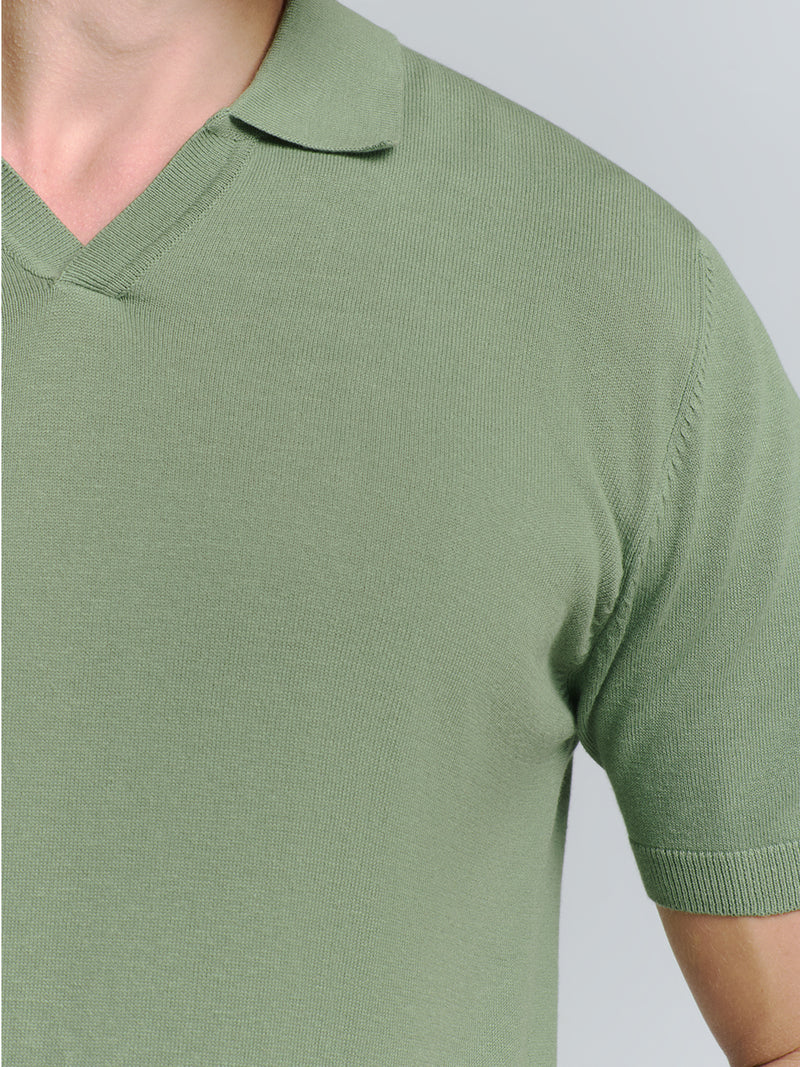 Short sleeve polo | Green