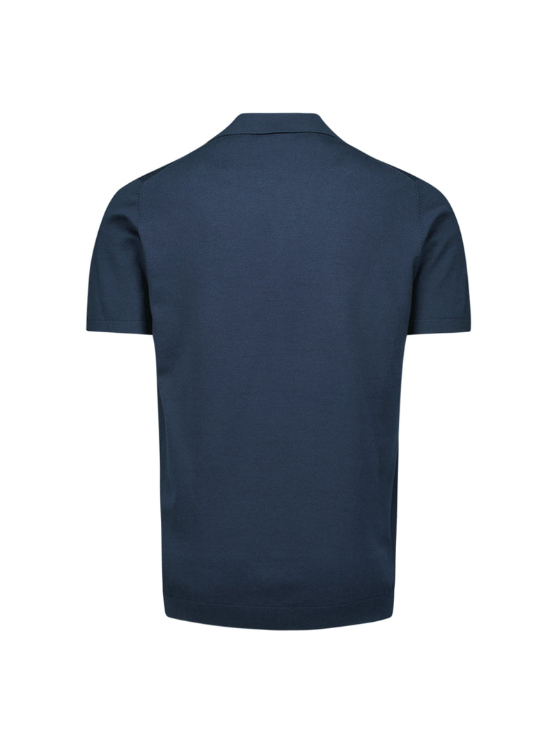 Short sleeve polo | Deep Blue