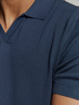 Short sleeve polo | Deep Blue