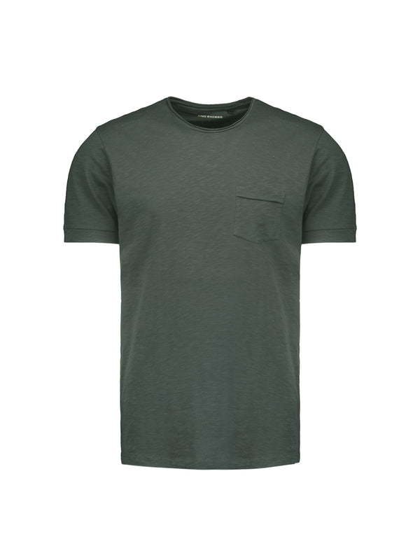 Round neck t-shirt | Dark Steel