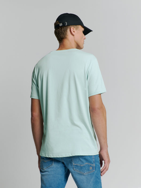 T-Shirt Crewneck Solid Basic | Ice