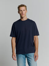 Crewneck T-Shirt | Deep Blue