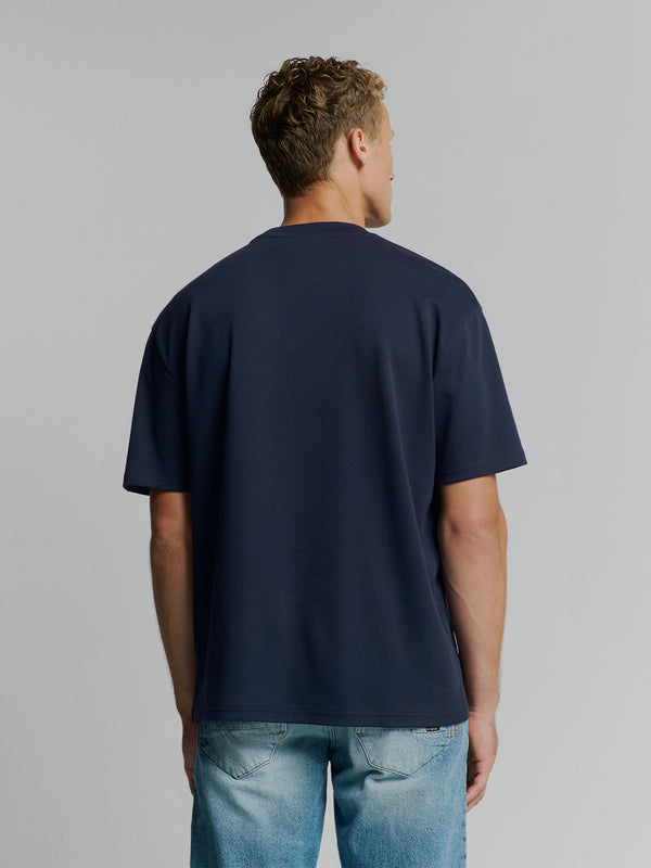 Crewneck T-Shirt | Deep Blue