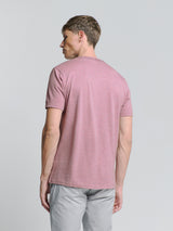 T-Shirt Crewneck Melange | Mauve