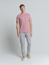 T-Shirt Crewneck Melange | Mauve