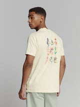 T-Shirt Crewneck Slub Placed Prints | Offwhite