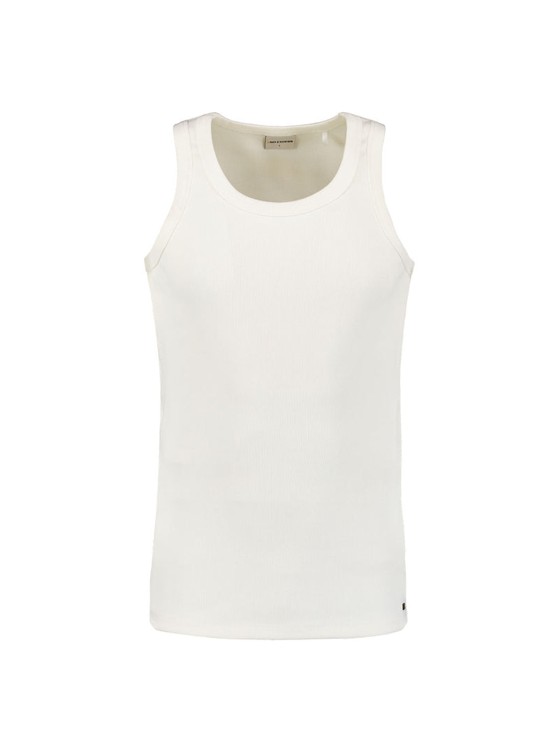 Singlet Solid Rib | Offwhite