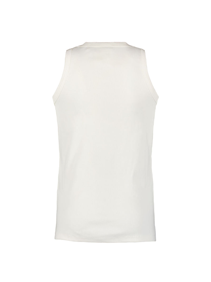 Singlet Solid Rib | Offwhite