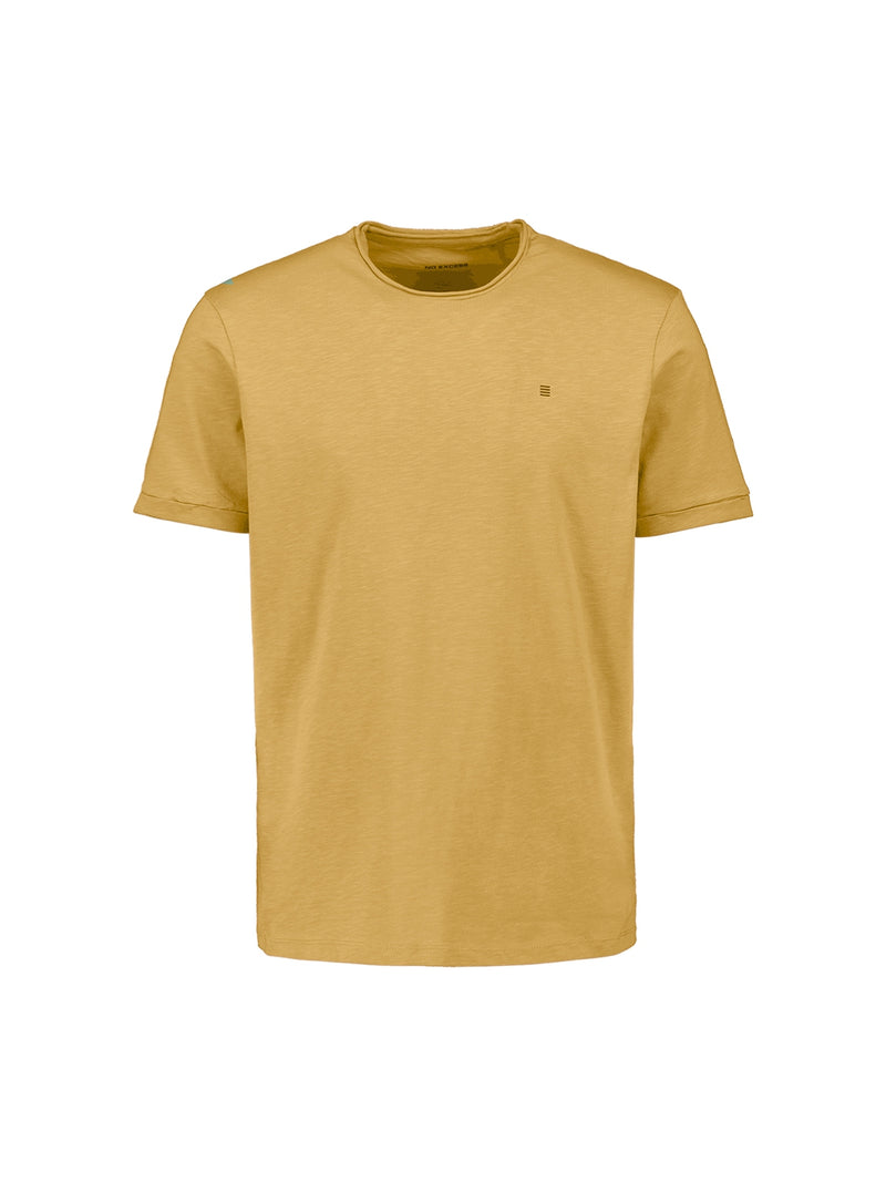 Round neck t-shirt | Yellow