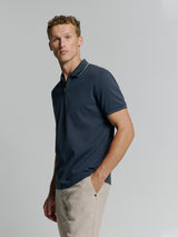 Polo Liquid Finished Cotton | Deep Blue