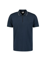 Cotton polo | Deep Blue