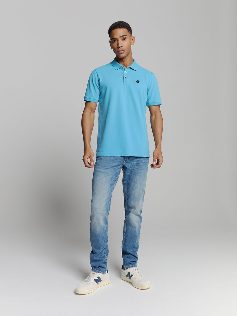 Polo shirt | Seablue