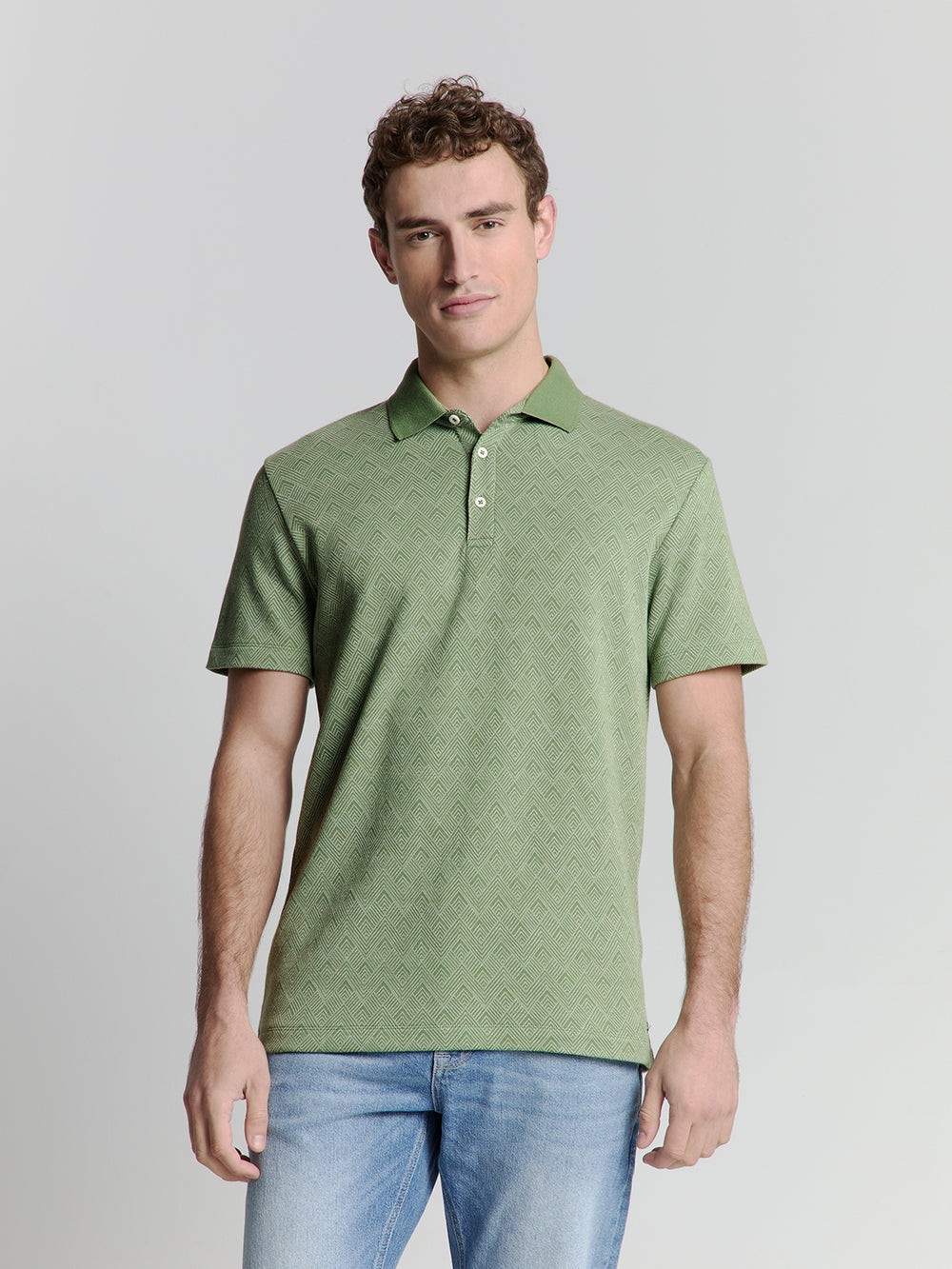 トップス GLOWNY HERITAGE POLO SHIRT (GREEN) HeritagePolo5.jpg?v=1696446606