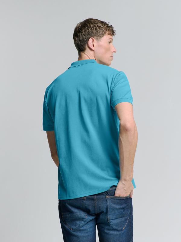 Polo shirt | Seablue