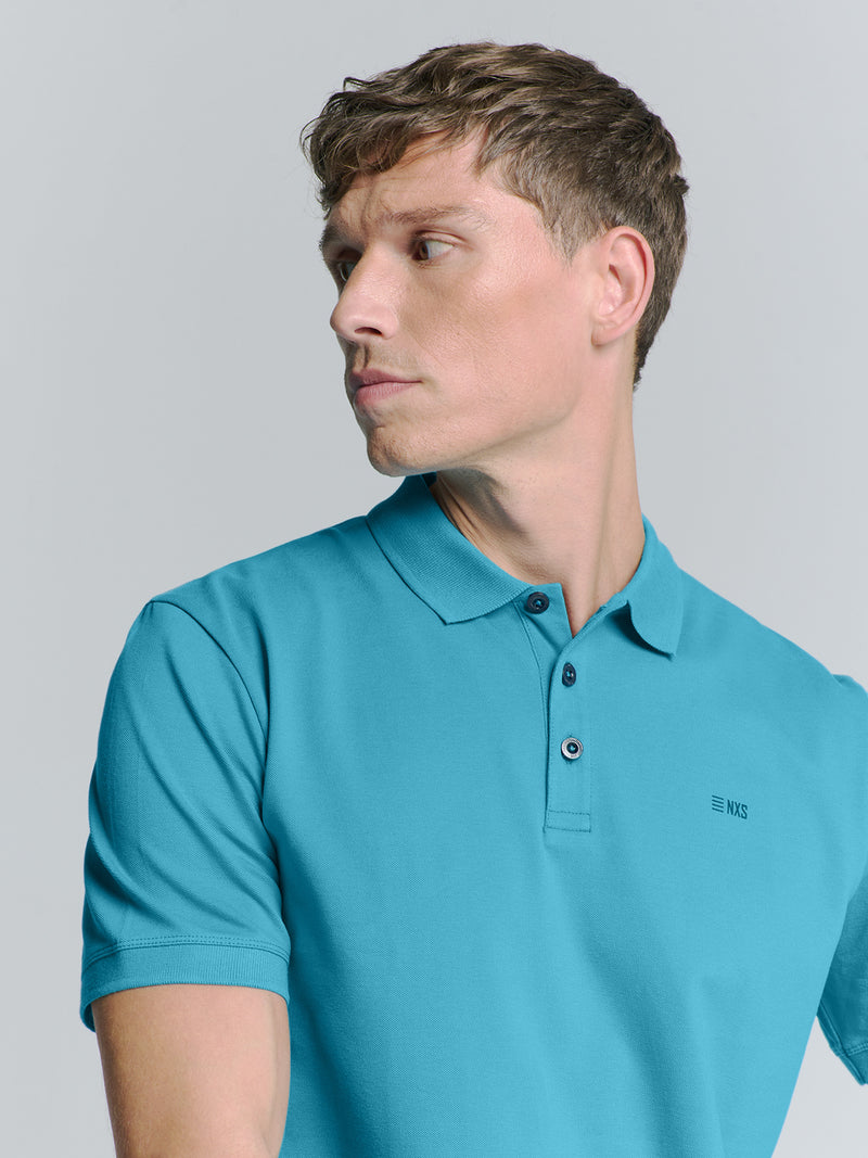 Polo shirt | Seablue