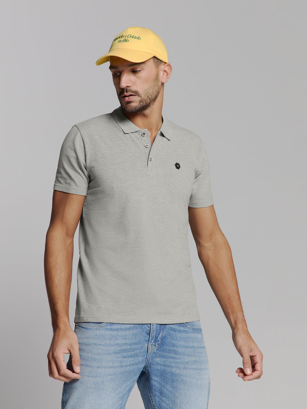 ★★ ★★ Men's Melange Utility Shirt Grey J32618 RELAXED WOOL-BLEND UTILITY SHIRT - GREY | COS