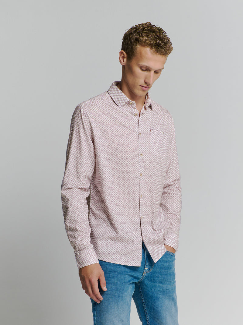 Printed shirt | Mauve