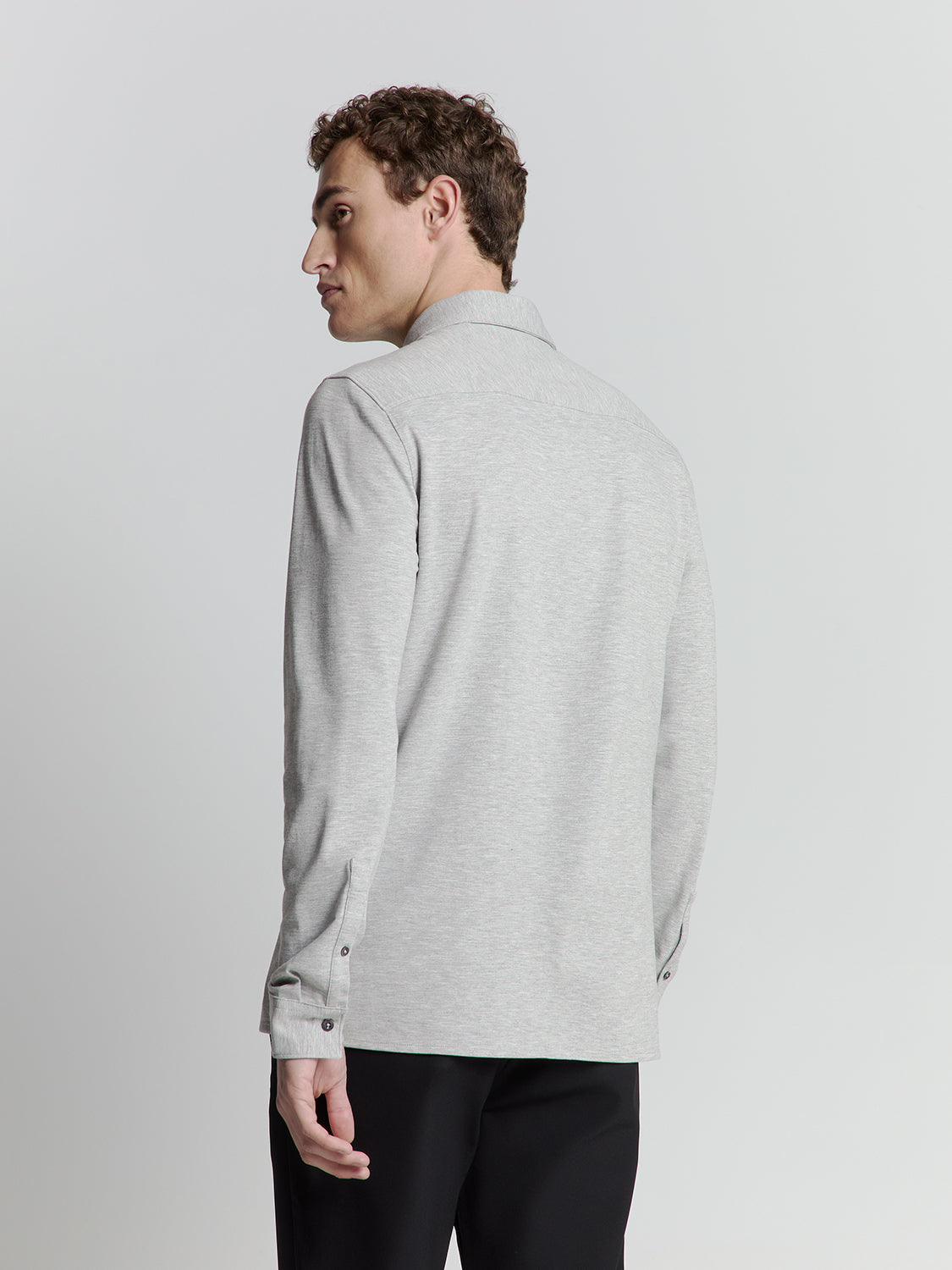 Jersey shirt | Grey Melange