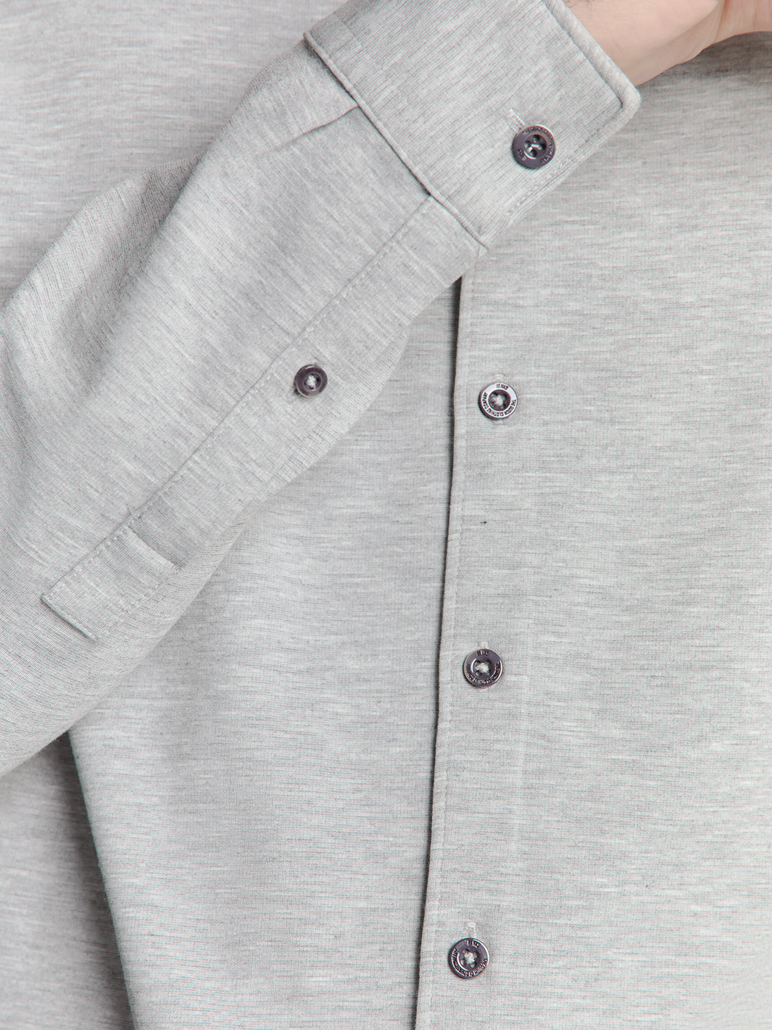 Jersey shirt | Grey Melange