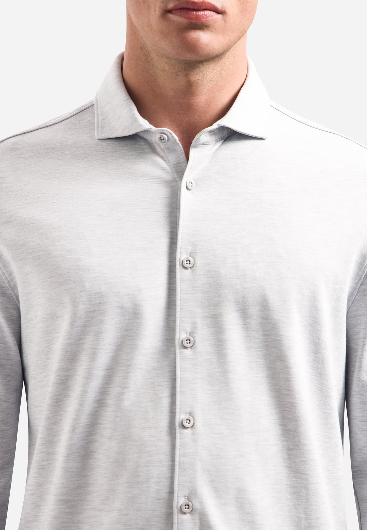 Jersey shirt | Grey Melange