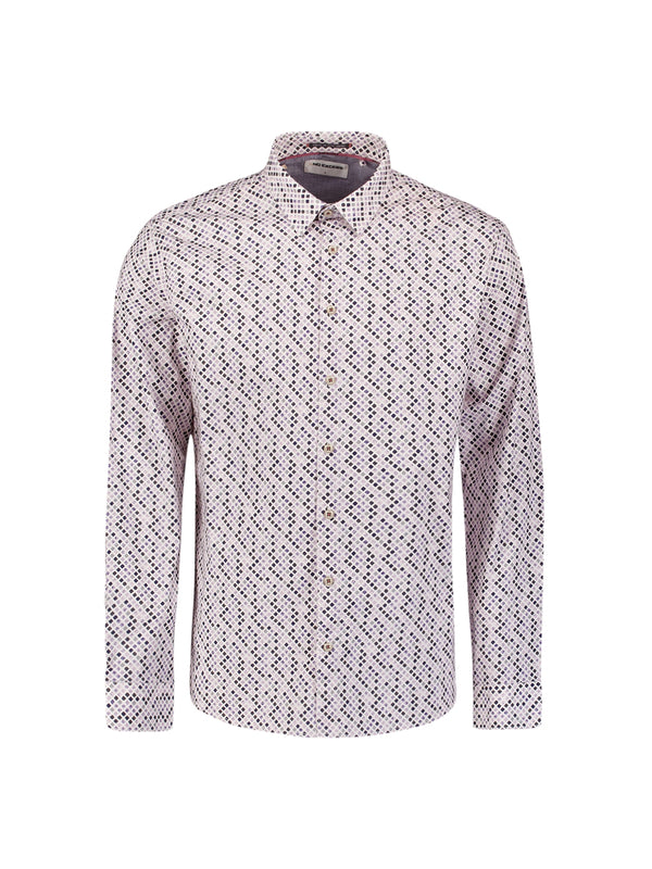 Shirt Stretch Allover Printed | Mauve