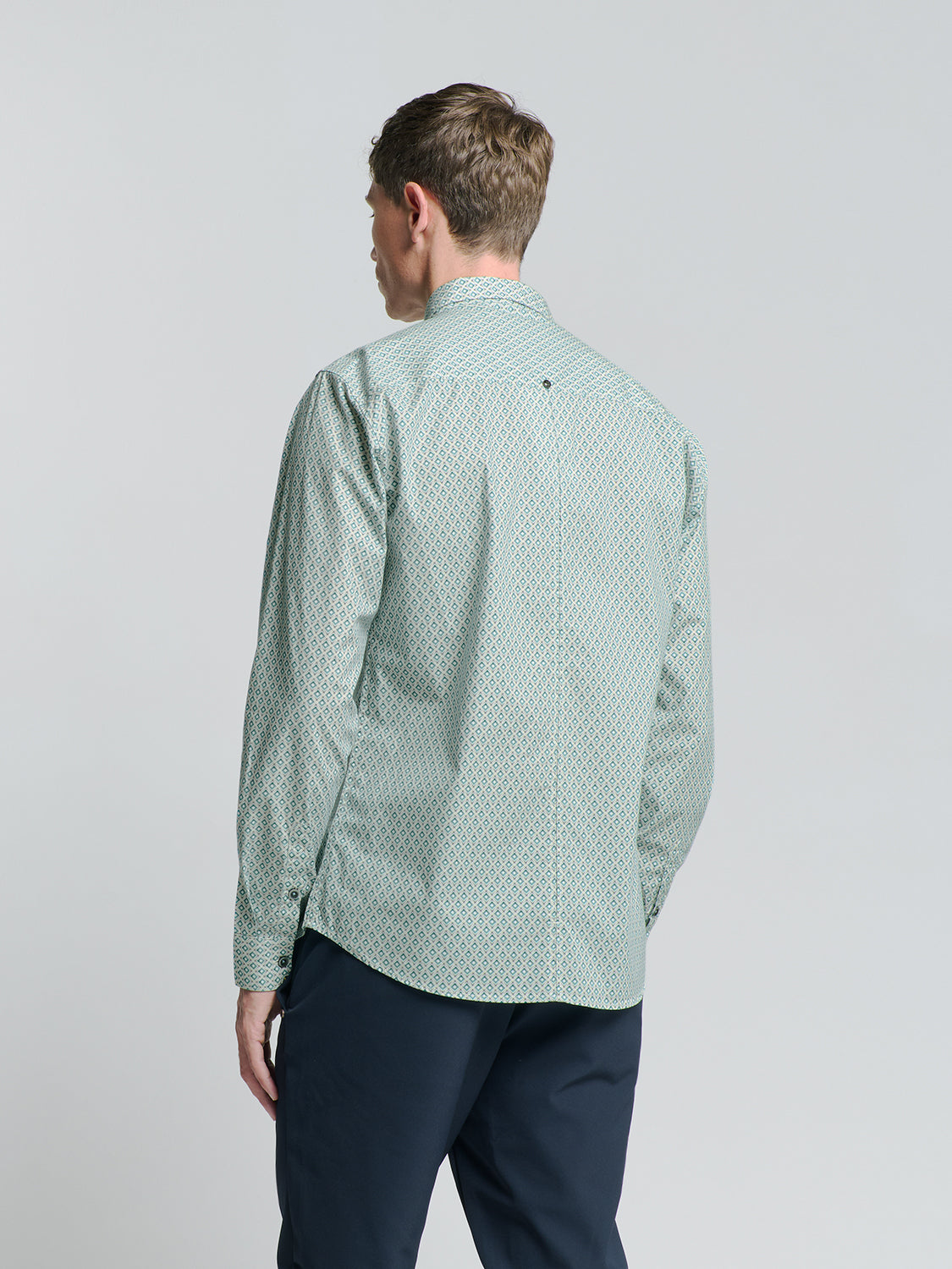 Printed stretch shirt | Pacific