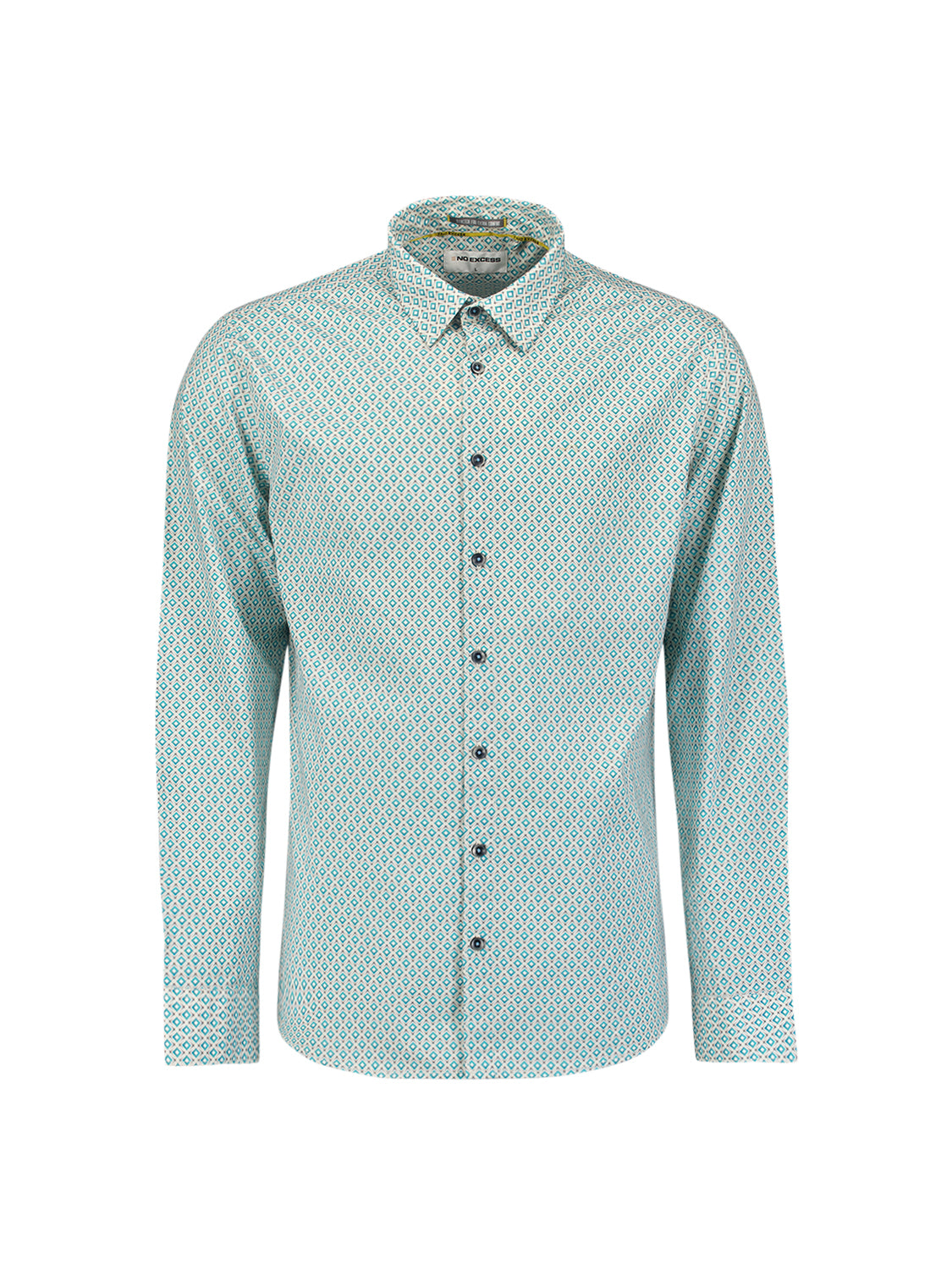 Printed stretch shirt | Pacific