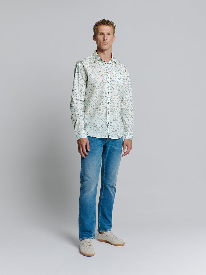 Printed stretch shirt | Ice