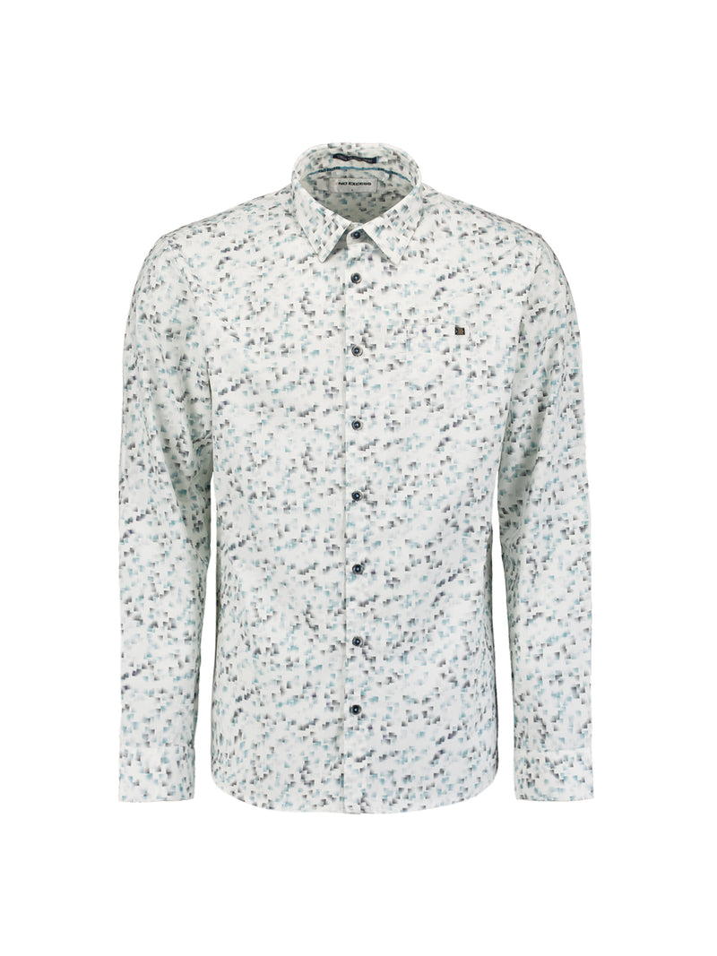 Printed stretch shirt | Ice