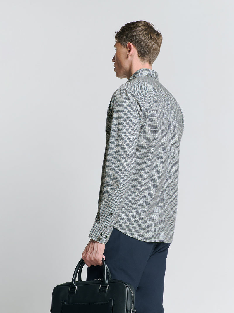 Shirt Stretch Allover Printed | Cloud