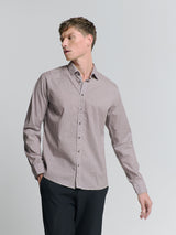 Shirt Stretch Allover Printed | Mauve