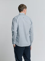 Shirt Stretch Allover Printed | Seablue