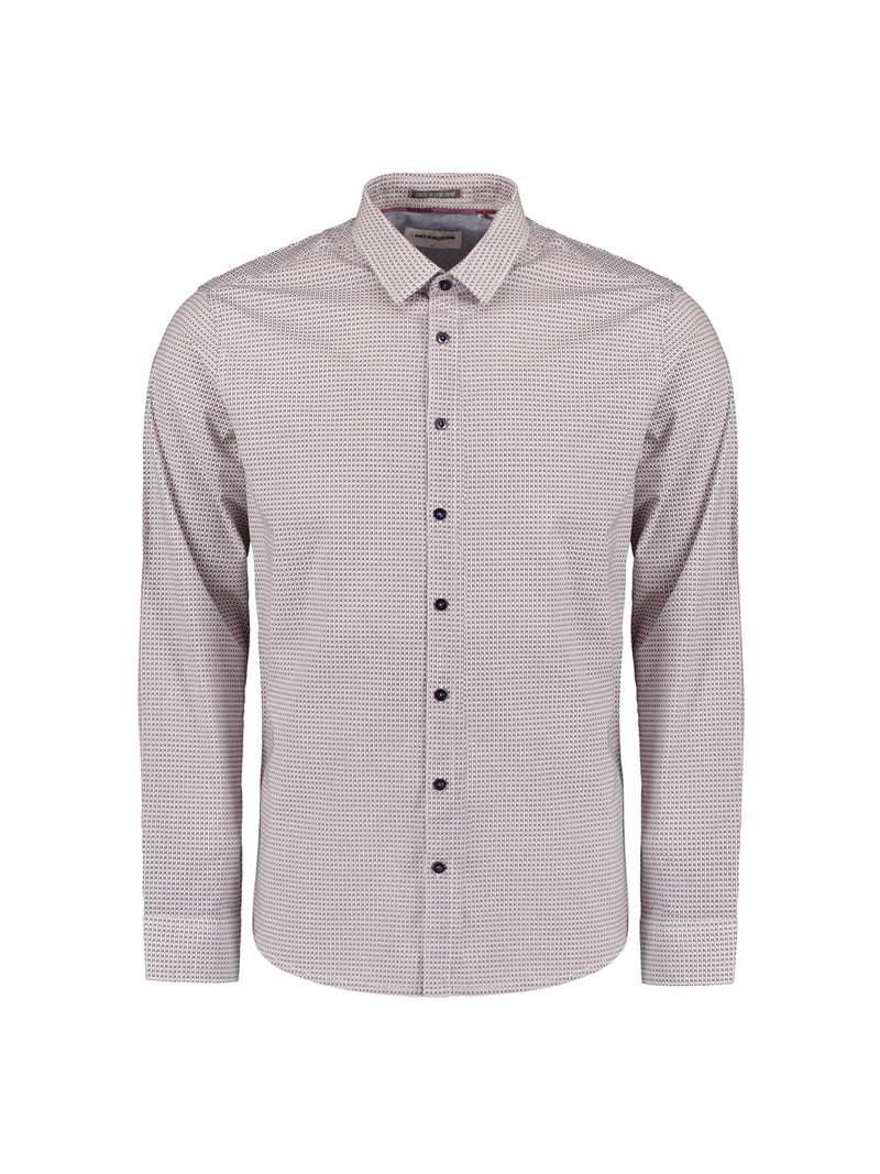 Shirt Stretch Allover Printed | Mauve