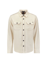 Button-up overshirt | Chalk