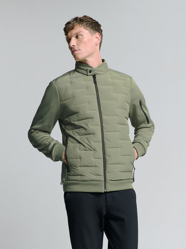 Short fit  jacket | Light Army