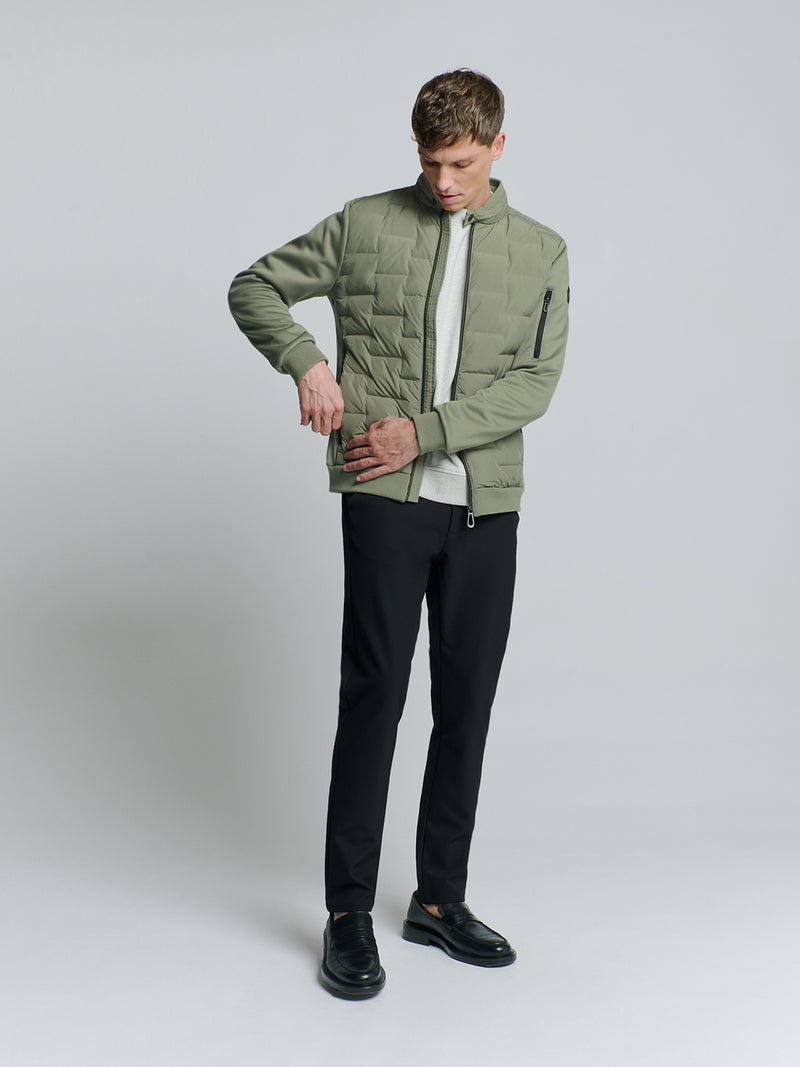 Short fit  jacket | Light Army