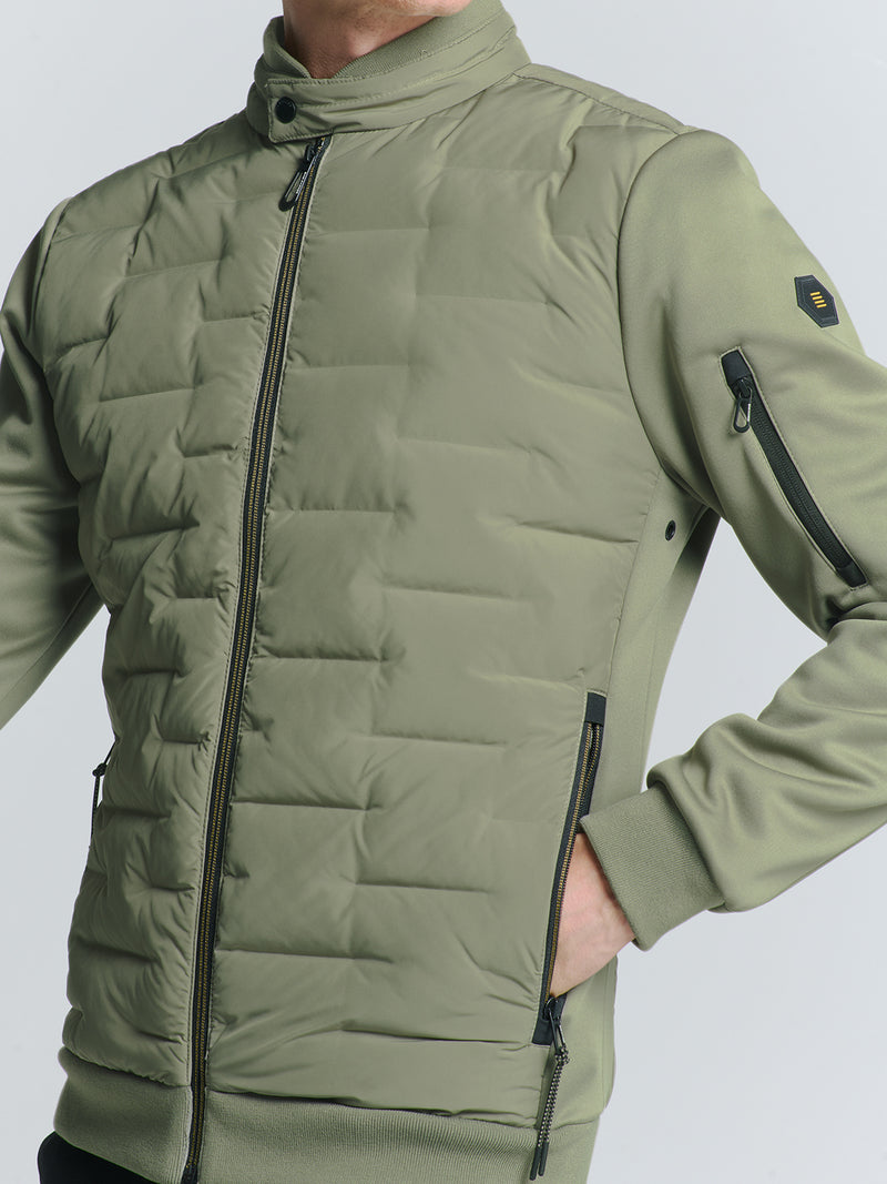 Short fit  jacket | Light Army