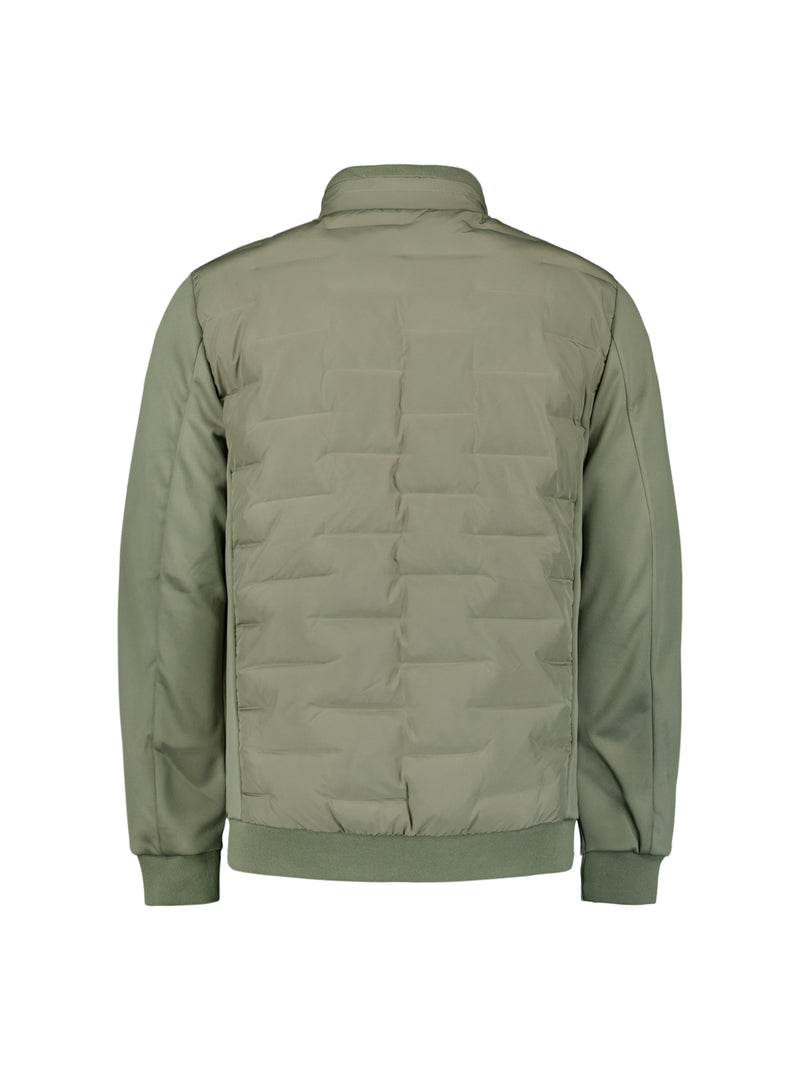 Short fit  jacket | Light Army