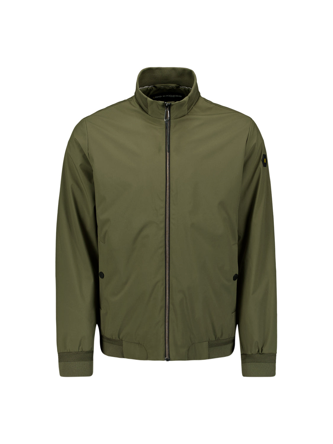 short fit jacket | Dark Moss