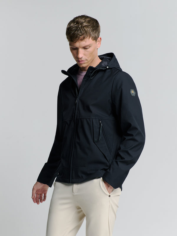 Jacket Mid Long Hooded | Night