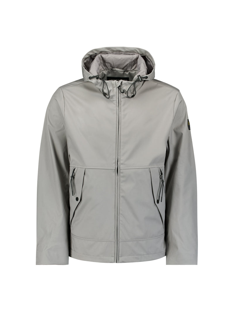 Jacket Mid Long Hooded | Mid grey