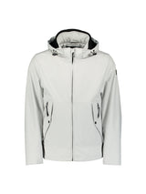 Jacket with detachable hood | Chalk