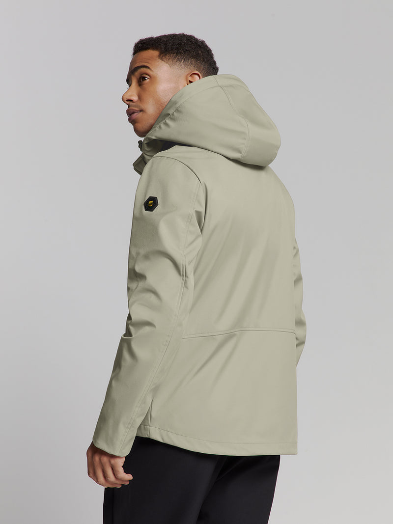 Jacket with detachable hood | Light Army