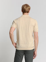 Short sleeve polo | Sand