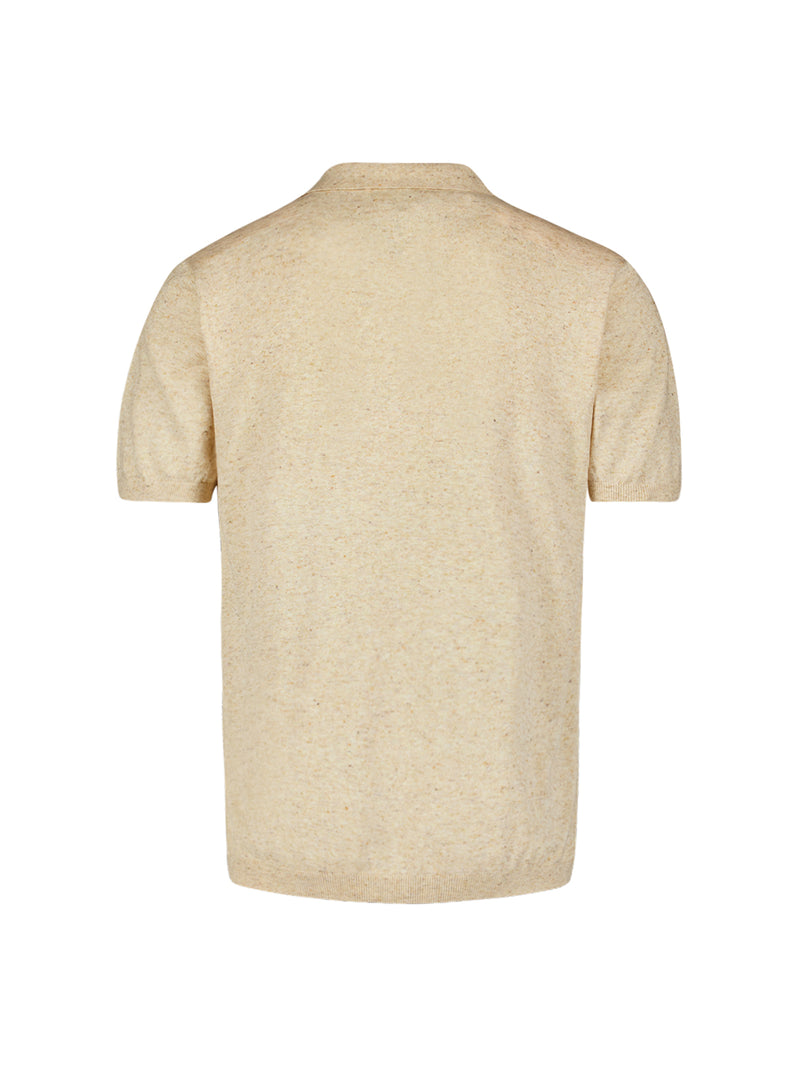 Short sleeve polo | Sand