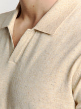 Short sleeve polo | Sand