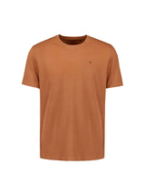 Crewneck T-shirt | Caramel